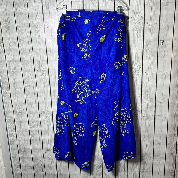 Rima beachwear 2-pc dolphin print pants and top set size large - Picture 8 of 16